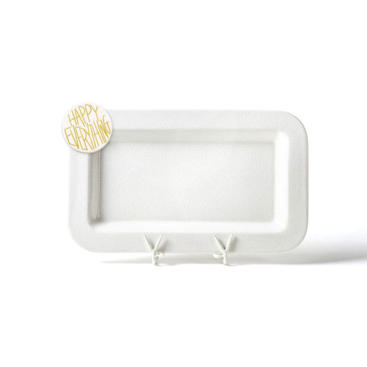 Coton Colors - Happy Everything White Small Dot Mini Entertaining Platter