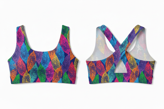 Leafrush Crop Top - Cross Back Template