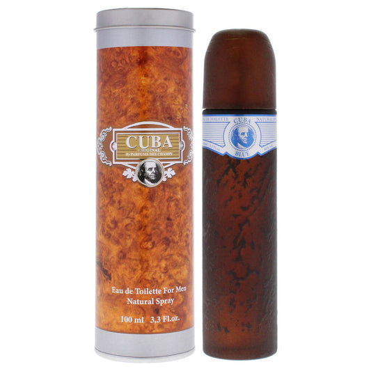 Cuba Blue by Cuba for Men - 3.3 oz EDT Spray