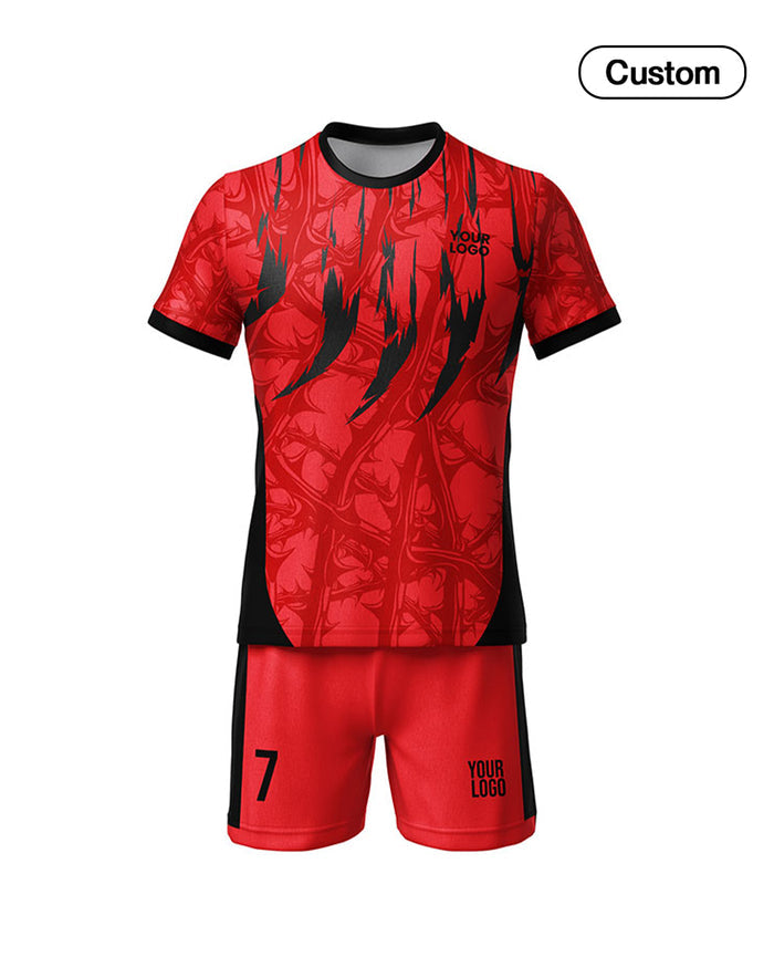 Custom Soccer Uniform - Thornvine Claw Design - Personalized Kit - UNISWIFT USA