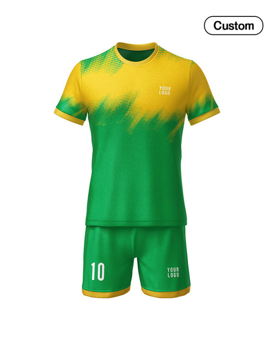 Custom Soccer Uniform – Brush Stroke Design - Personalized Kit - UNISWIFT USA