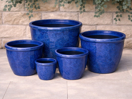 Decor 352 Pot - Gloss Juicy Blue