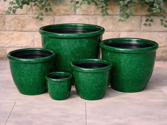 Decor 352 Pot - Gloss Juicy Green