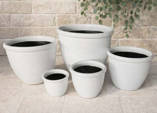 Decor 352 Pot - Gloss White