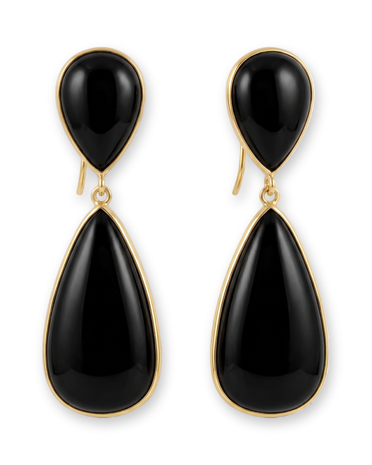 Drop Black Earring by CRUX