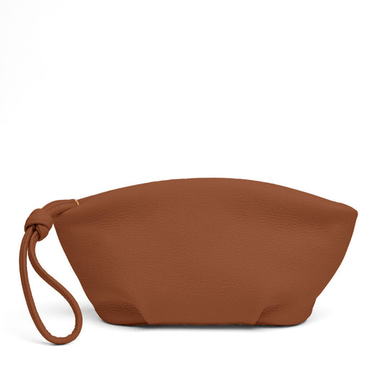 Dumpling Clutch Saddle Brown