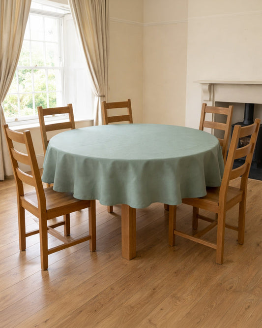 Easycare Fabric Tablecloth - Duck egg