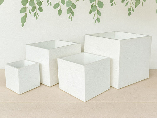 Eco-Square Fibrecrete - Terrazzo White
