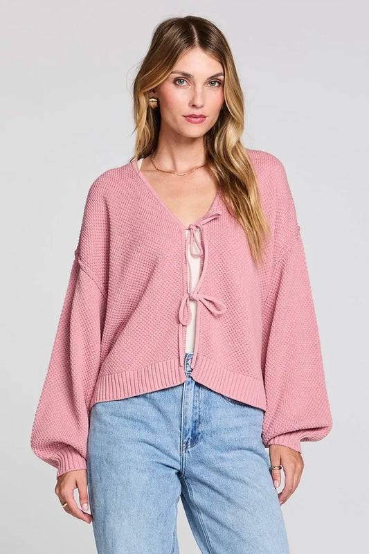 Ellyn Cardigan Sweater in Mulberry