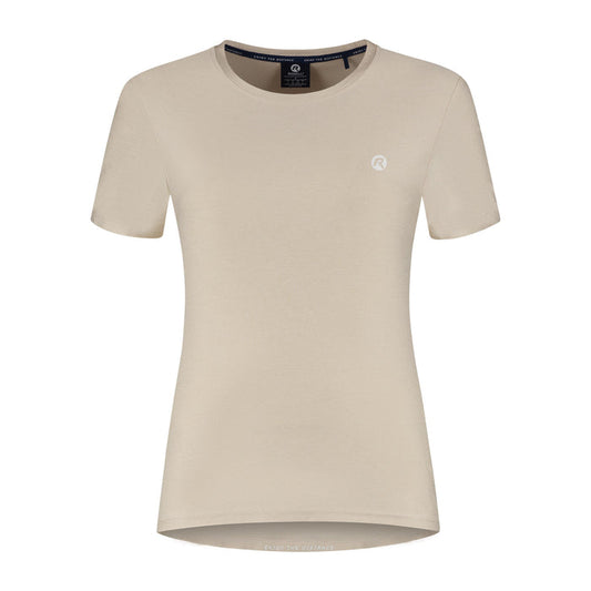Rogelli Essential hardloopshirt korte mouw dames pastel pink voorkant.