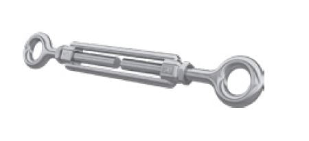 Eye to eye turnbuckle M5 Stainless Steel 316 - Image 1