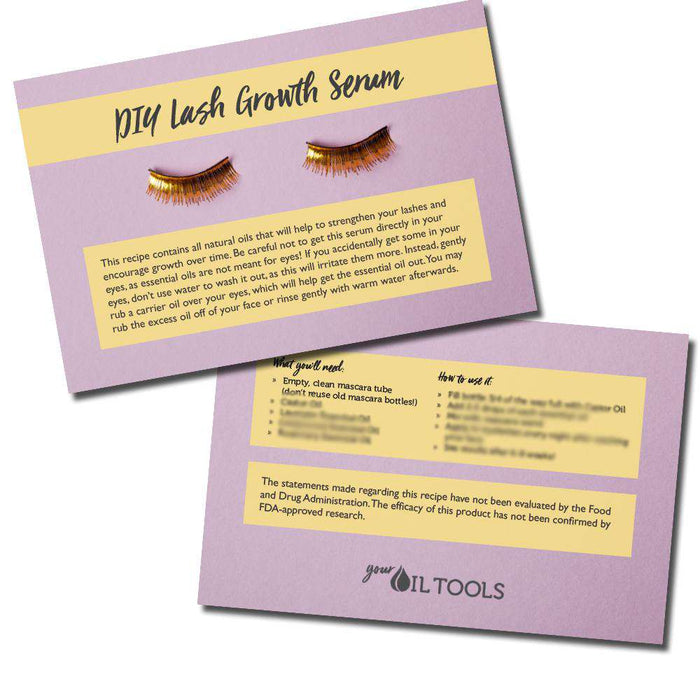 Eyelash Growth Serum DIY Kit at Your Oil Tools