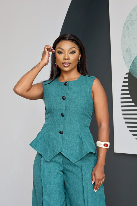 Fabrosanz: Green Structured Top
