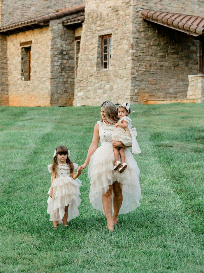 Fira Tweed Mom Dress - Petite Maison Kids