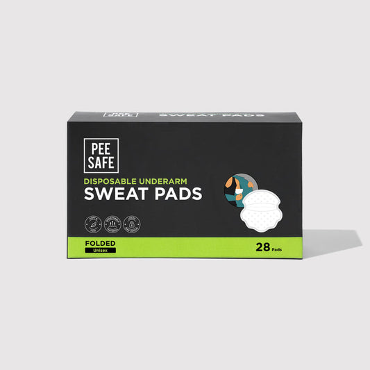 Pee Safe Folded Sweat Pads - 28 Pads