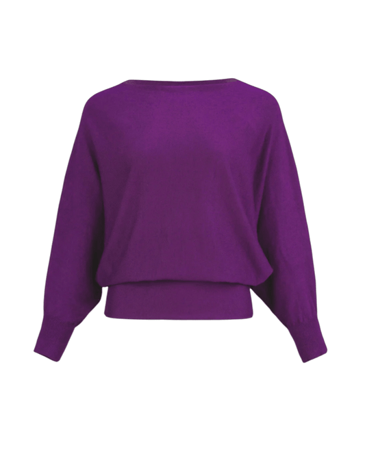 HEART sweaterTOP GARDA, FUCHSIA