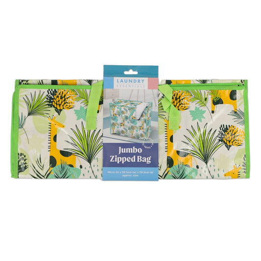 Jumbo Zipped Green Laundry Bag 315906-GREEN