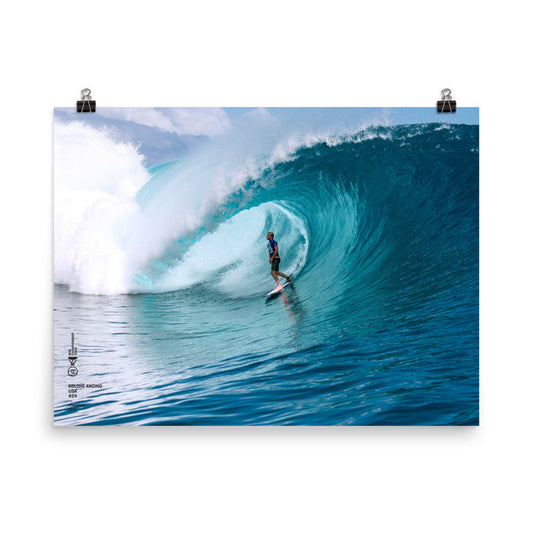 Kolohe Andino Poster (Unframed): Tahiti, 2014