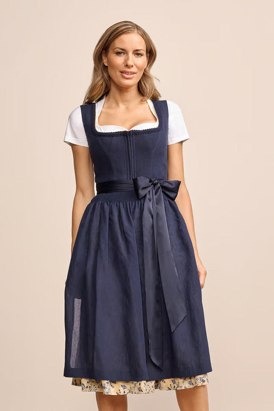 Kruger Long Dirndl 2pcs. 70cm "Jadea" blue
