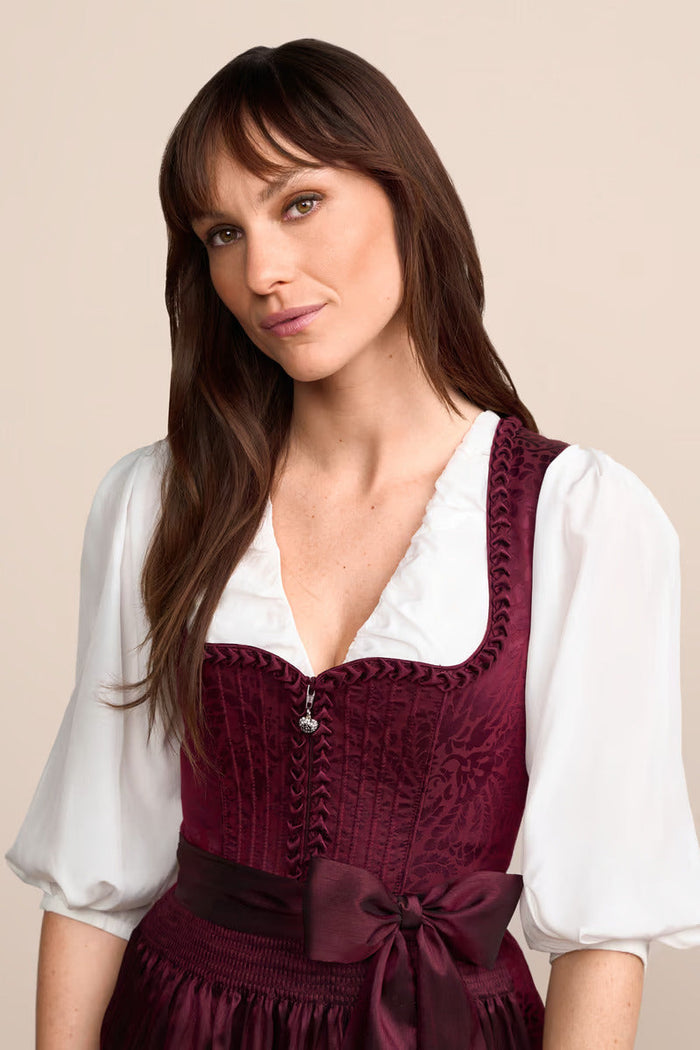 Kruger Long Dirndl 2pcs. 70cm "Jolita" red