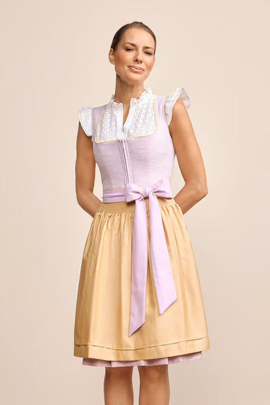 Kruger Midi Dirndl 2pcs. 60cm "Inessa" purple