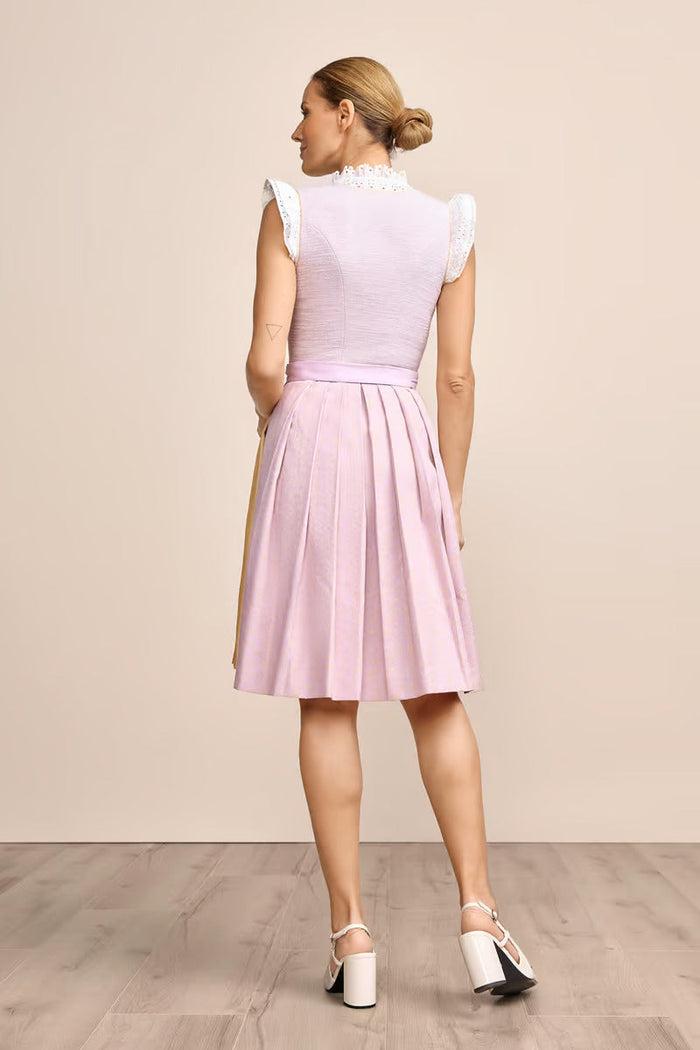 Kruger Midi Dirndl 2pcs. 60cm "Inessa" purple