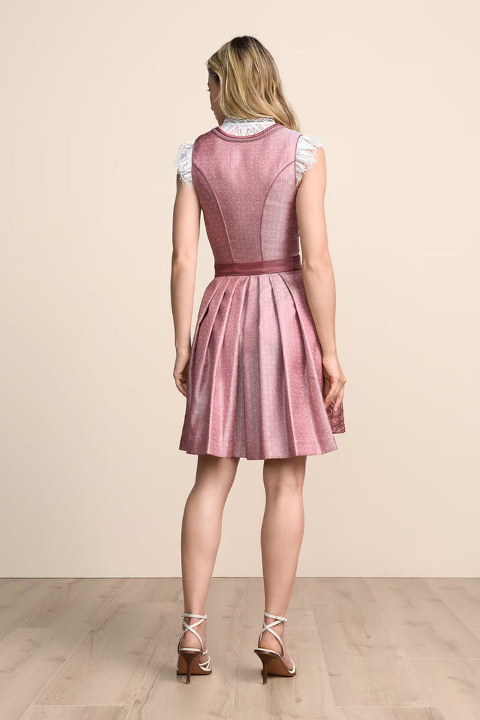 Kruger Mini Dirndl 2pc 50cm "Serenai" pink