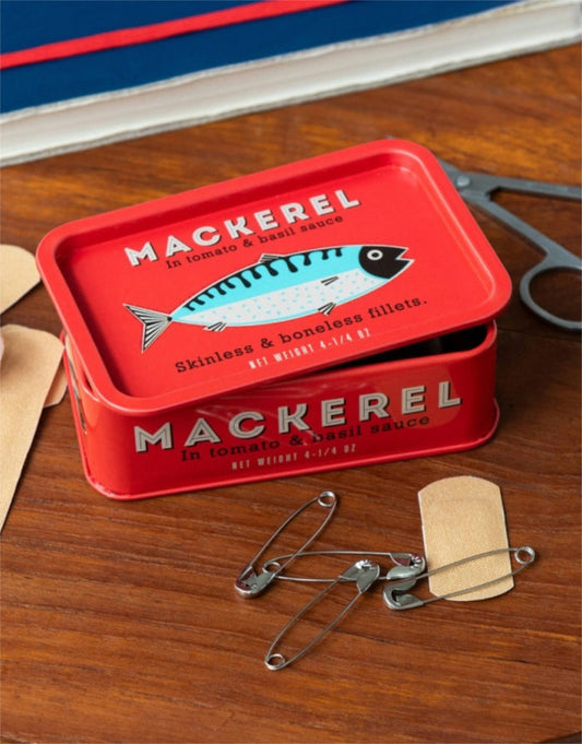 Mackerel Mini Storage Tin