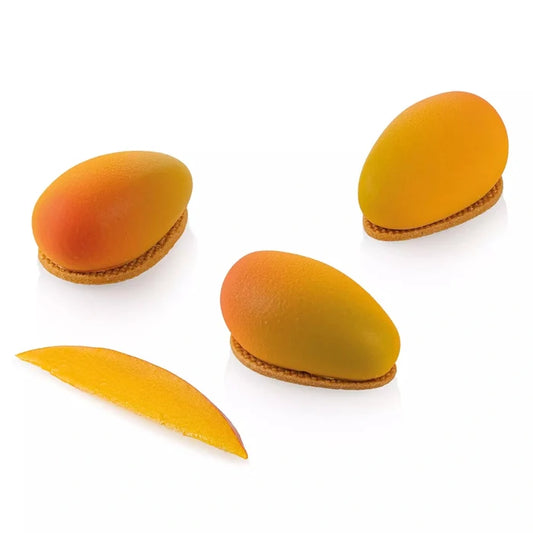 Mango 30 Silicone Mold w/cutter - 16 Forms