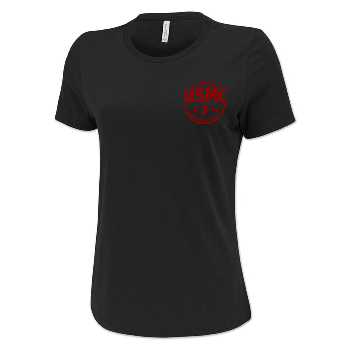 Marines Veteran Ladies T-Shirt