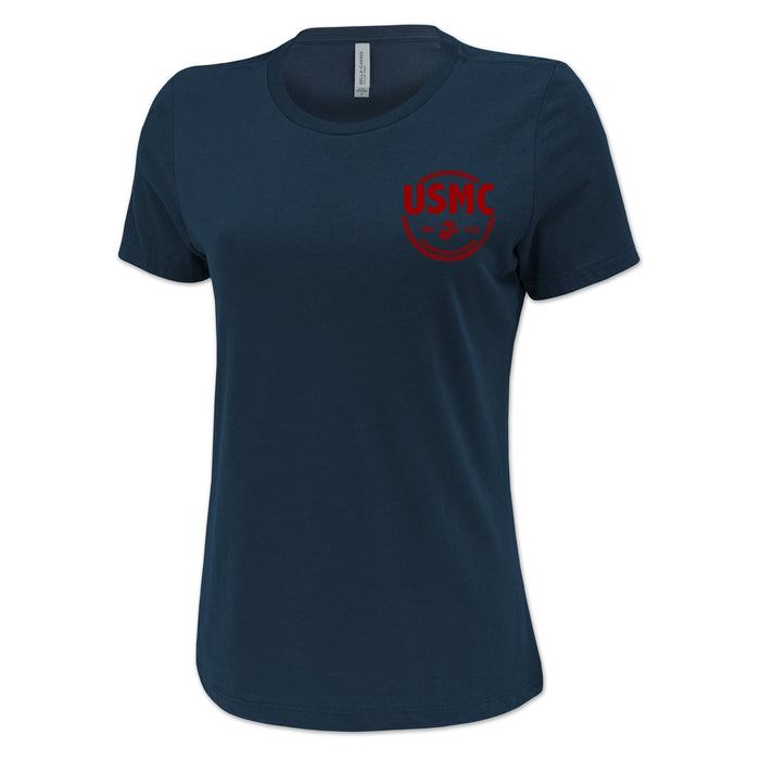 Marines Veteran Ladies T-Shirt