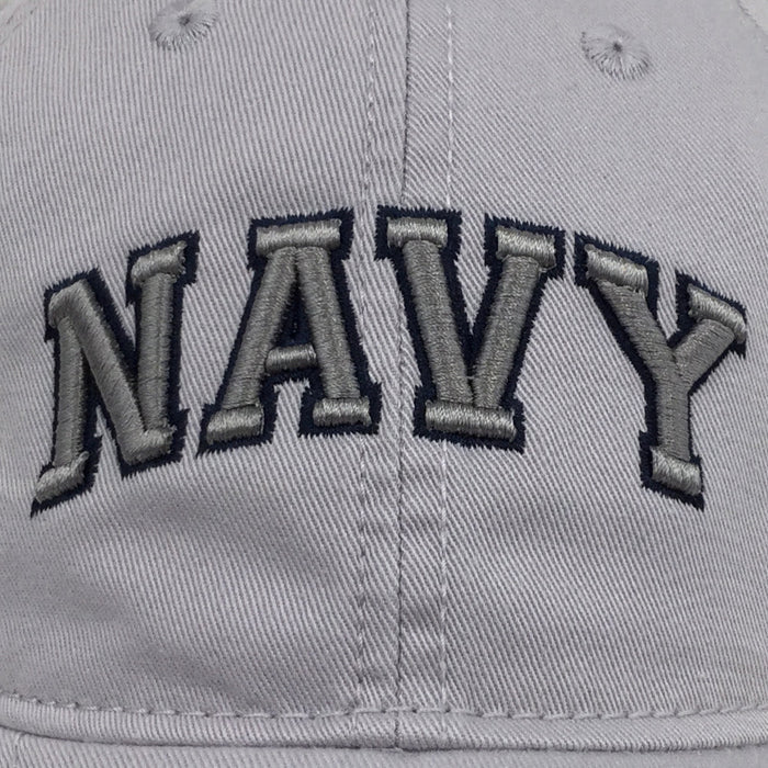NAVY ARCH LOW PROFILE HAT (SILVER) 1
