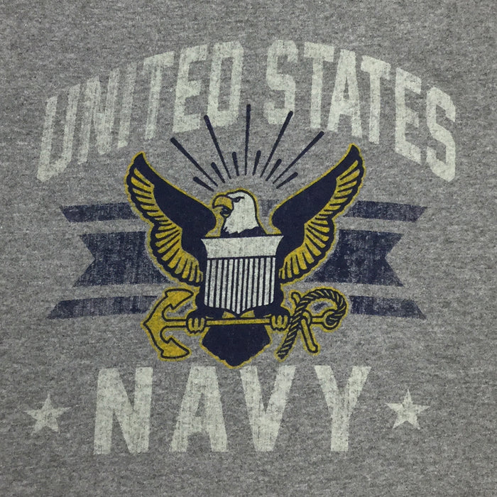 Navy Vintage Basic T-Shirt (Grey)