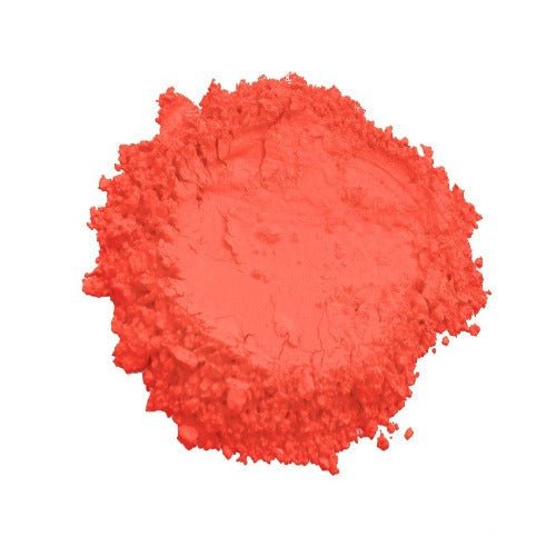 Fluorescent Orange Red Powder Pigment for Soaps and Crafts