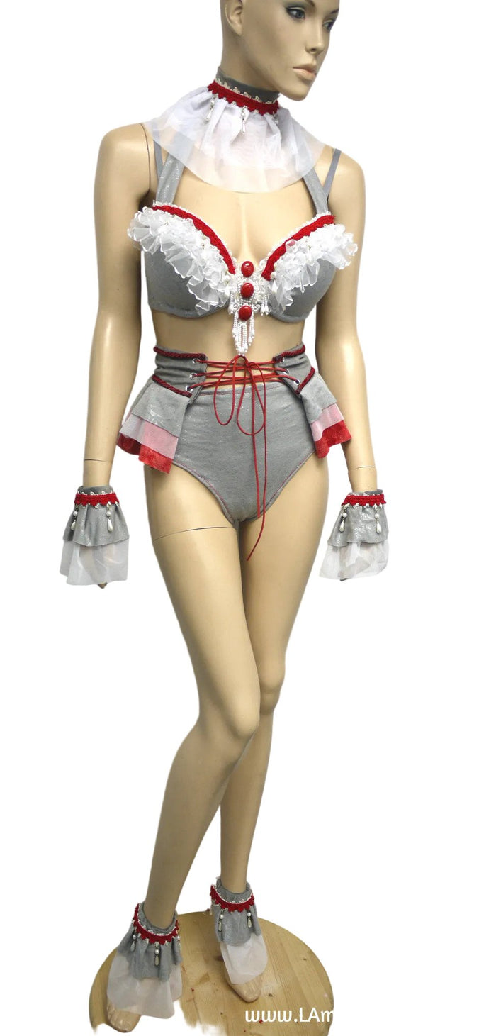 Pennywise From It The Clown Inspired Dance Festival Cosplay Costume