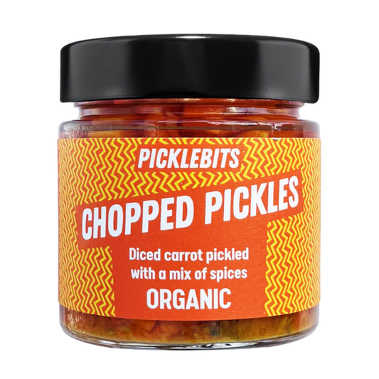 PickleBits Organic Chopped Pickled Carrot 210g