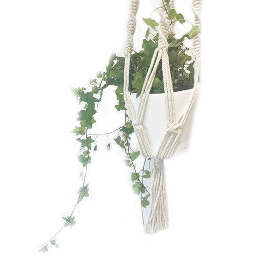 Plant Pot Holder Handmade Macrame Extra Long