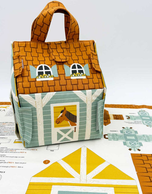 Ponderosa Horse Stable Fabric Sewing Kit