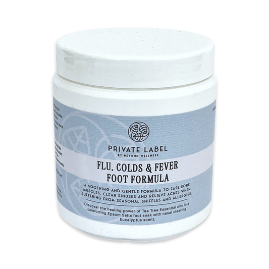 Private Label | Flu, Colds & Fever Foot Formula Soak 500g Tub