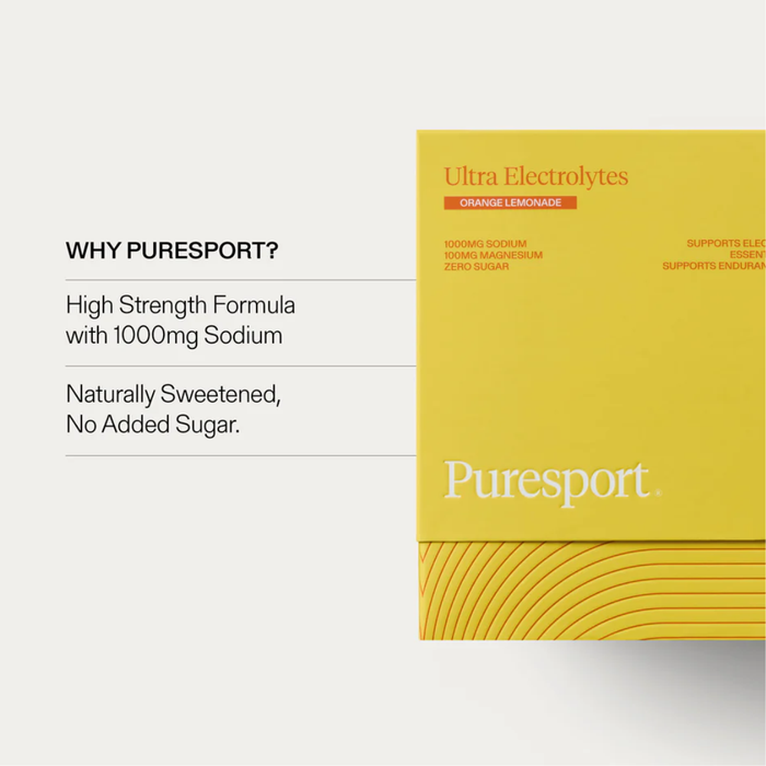 Puresport Ultra Electrolytes Orange Lemonade 15 Sachets