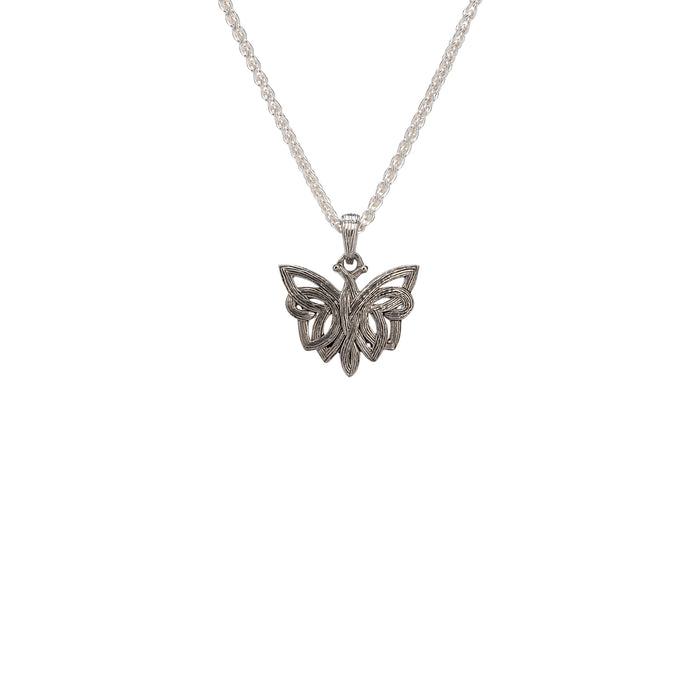 Silver Butterfly Pendant