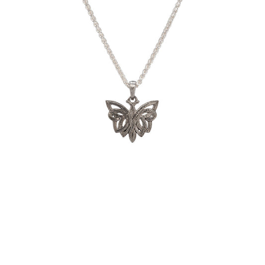 Silver Butterfly Pendant