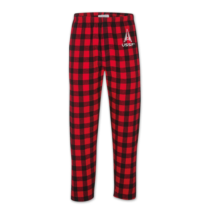Space Force Delta Buffalo Check Flannel Pants