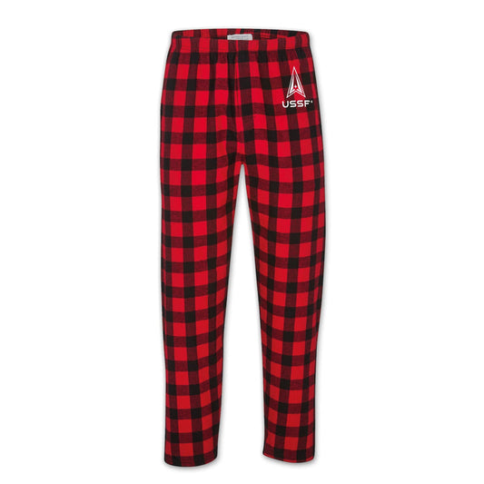 Space Force Delta Buffalo Check Flannel Pants