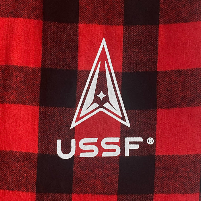 Space Force Delta Buffalo Check Flannel Pants