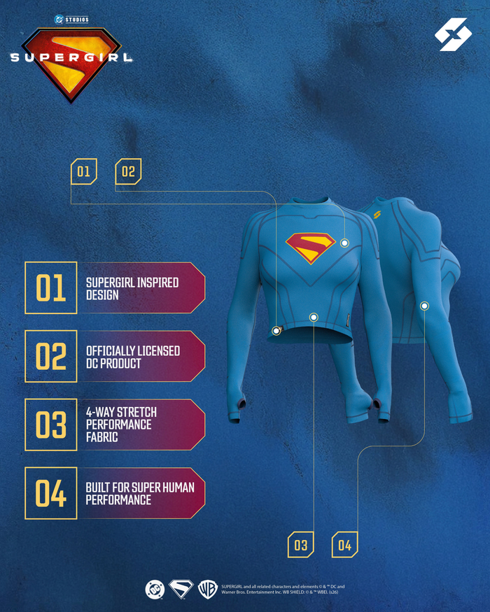 SUPERGIRL Performance Long Sleeve