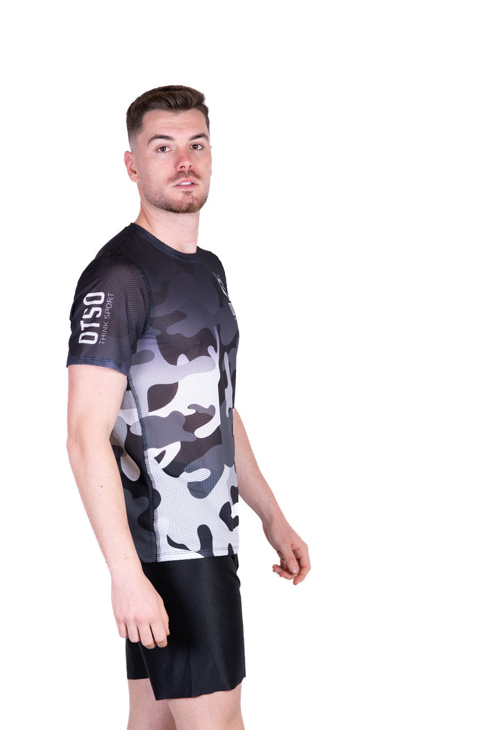 T-Shirt Homme manches courtes - Camo Grey