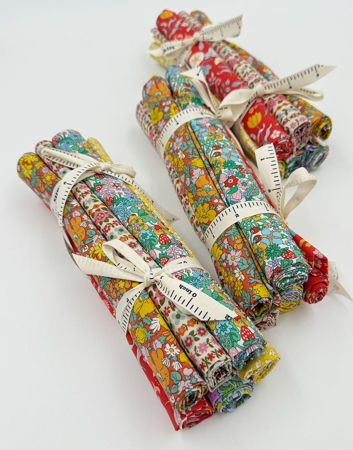The Everlasting Liberty Lasenby Fat Quarter Bundle - Reds & Yellows
