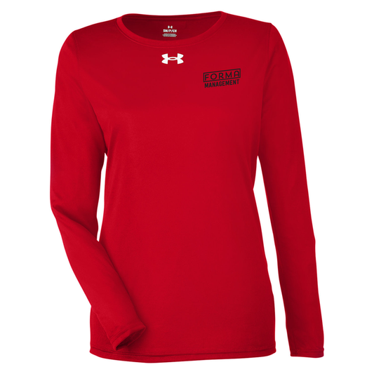 Under Armour Ladies' Team Tech Long-Sleeve T-Shirt, Screen Print