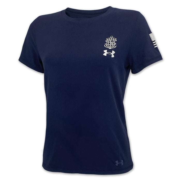 Under Armour Women's Navy 250th Tech T-Shirt (Navy)